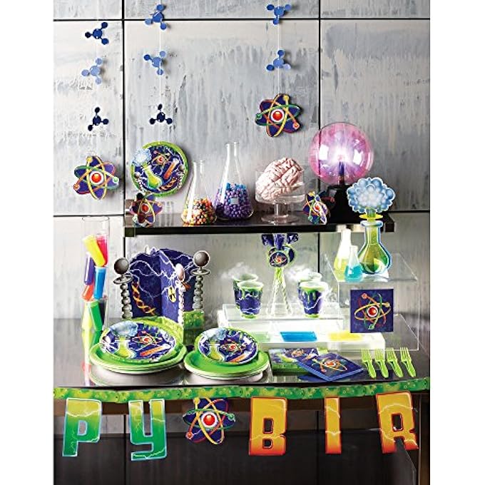 MAD SCIENTIST HAPPY BIRTHDAY LUNCH NAPKINS PACK OF 16 - Image 2